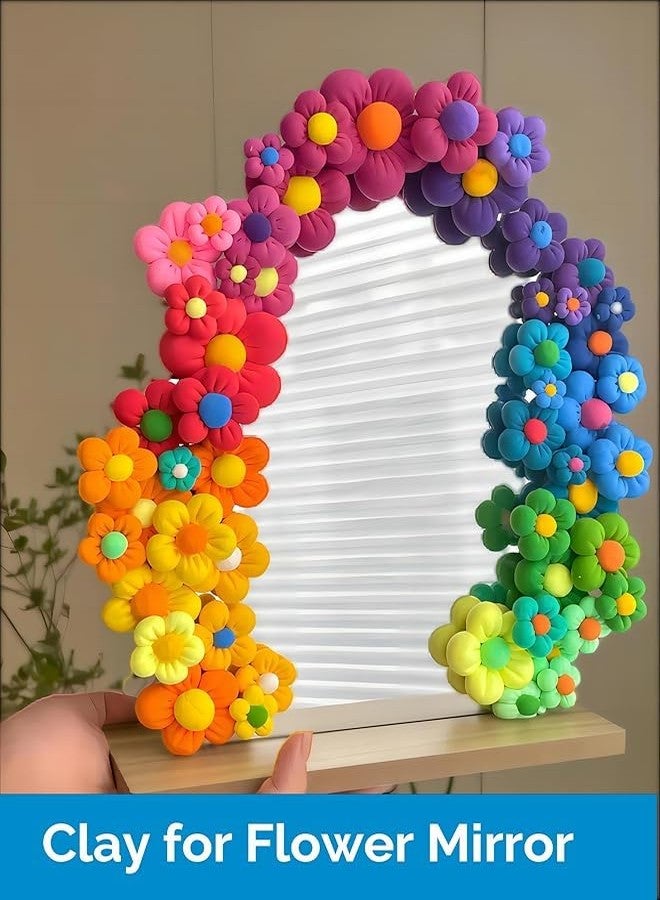 Livshine Air Dry Foam Clay Pack of 24 - Soft, Colorful DIY Craft Clay for Kids, Non-Toxic, Lightweight Modeling Clay for Arts & Crafts Projects - Image 4